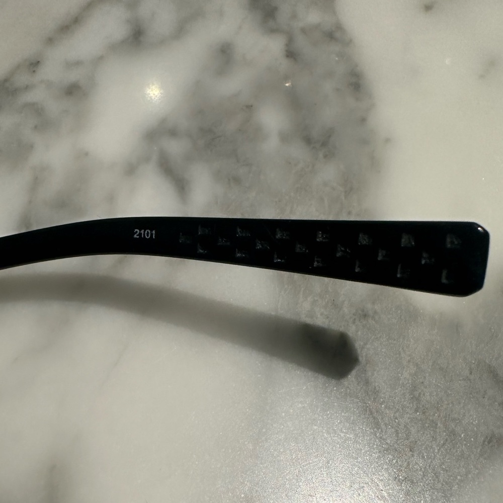 Nike Eyeglass Rectangle Frames 8097 Black 55-10/1… - image 4